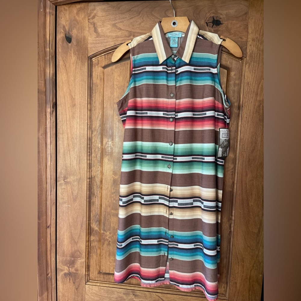 Tasha Polizzi Cowgirl Shirt Dress S